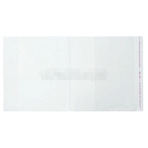 Обложка ПП 210х380 мм для тетрадей и дневников, универсальная, клейкий край, 80 мкм