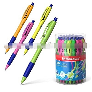 Ручка шариковая автоматическая JOY Neon, Ultra Glide Technology, цвет чернил синий