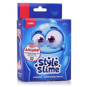 Химические опыты Style Slime "Голубой"