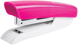Мини-степлер №10 "Blitz" до 10л., пластиковый корпус, розовый